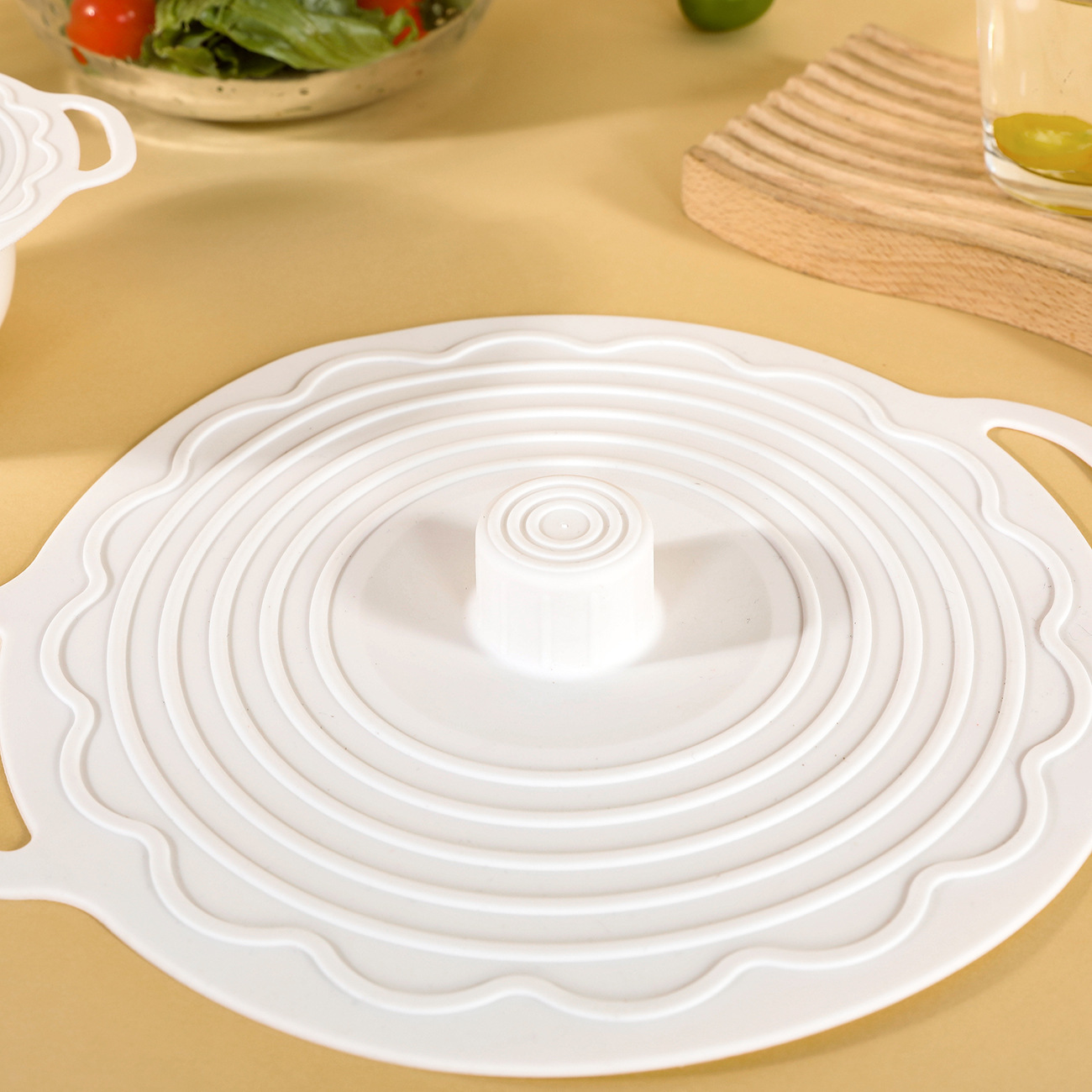 Fresh-Keeping Lids for Pots, Bowls, Plates and Cups, Microwave Oven Splash-Proof Lids, Universal Sealing Lids, Reusable Silicone Fresh-Keeping Lids