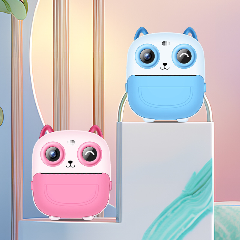 Cross-Border Children's Cartoon Instant Print Camera Digital Camera Two-In-One Bluetooth Connection Mobile Phone Portable Camera