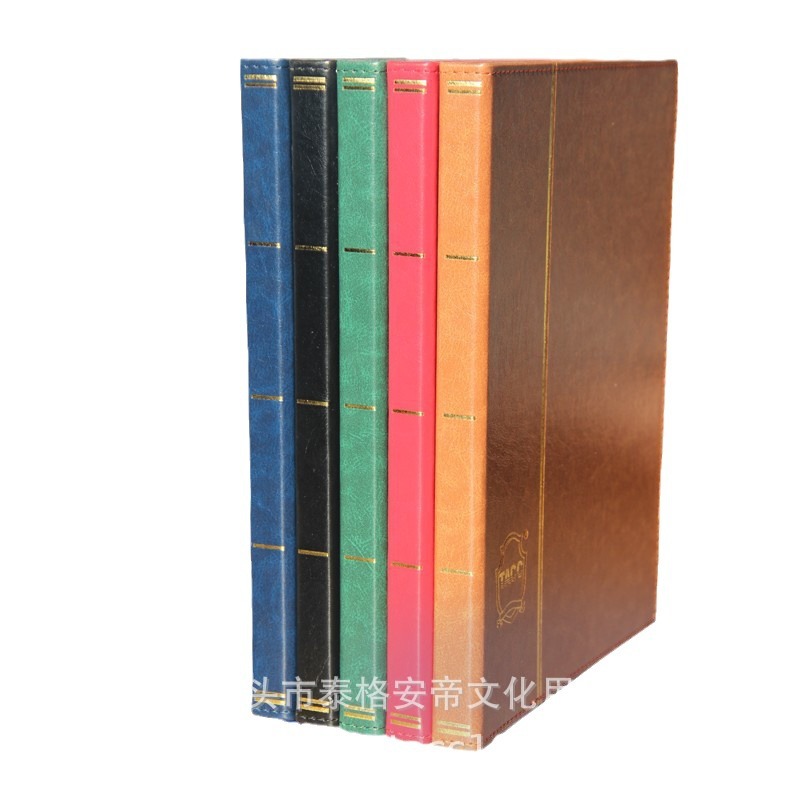 Cross-border Best Selling Leather Sewing Banknotes Commemorative Banknotes RMB Location Book Coin Collection Book Leather Black Bottom 10 Pages