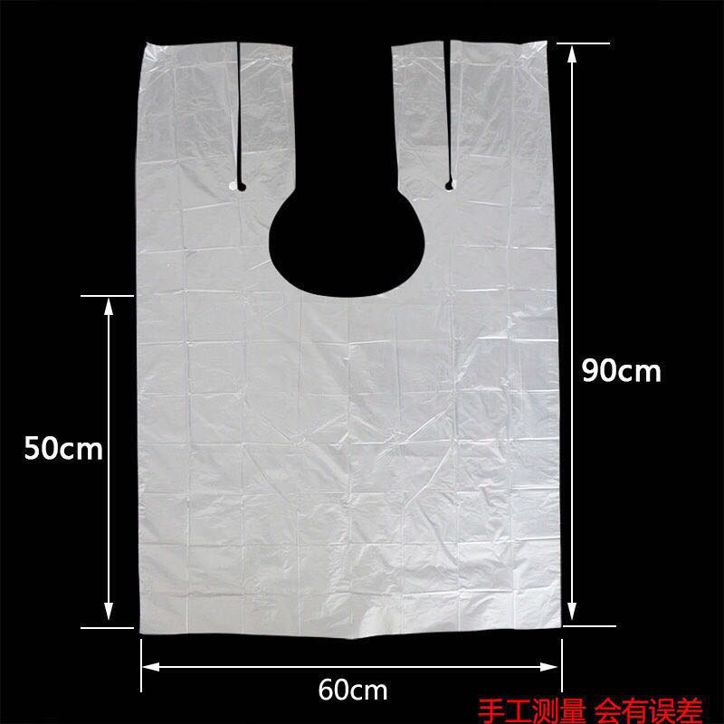 Disposable Hair Dyeing Tool Four-Piece Set Waterproof and Anti-Fouling Shower Cap Earmuffs Gloves Shawl Scarf Set Mold