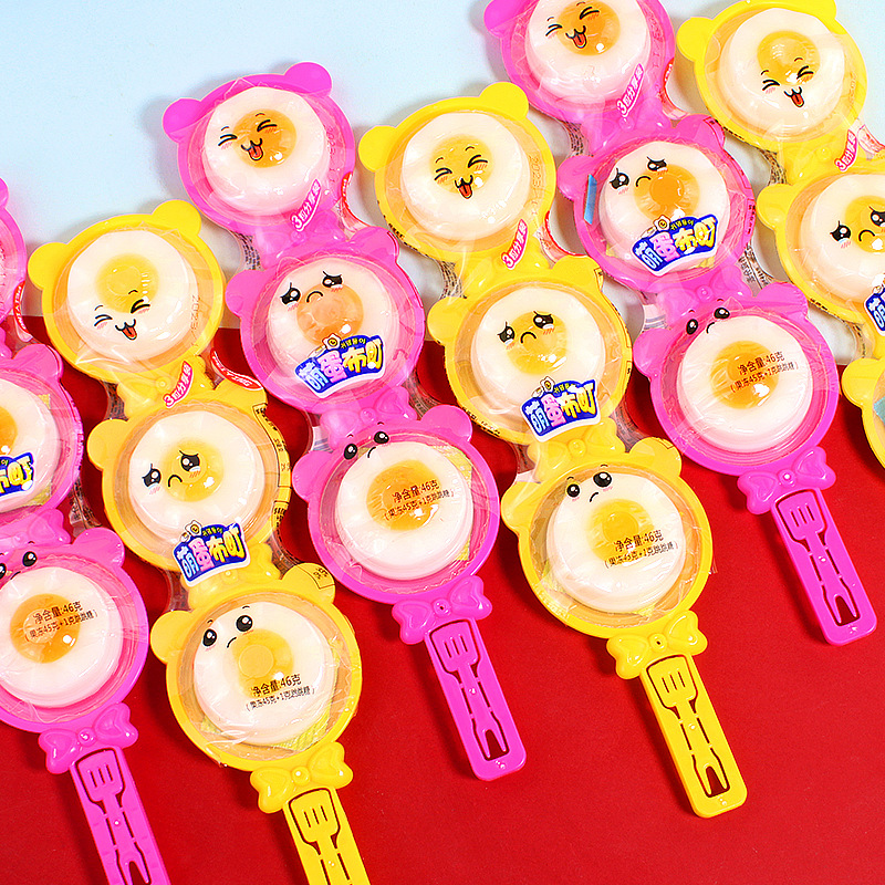 Fried Egg Cloth Wholesale Shop Internet Celebrity Children's Casual Fun Snacks Mini Fried Egg Jelly