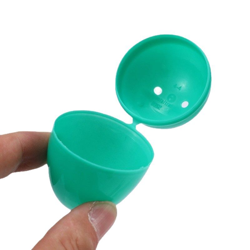 Cross-border explosions Easter egg plastic lottery eggshell open egg twisted egg 6cm factory in stock supply