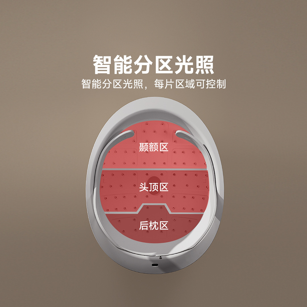 Left Point Laser Hair Growth Device Red Light Dense Hair Solid Hair Growth Cap Hair Loss Treatment Scalp