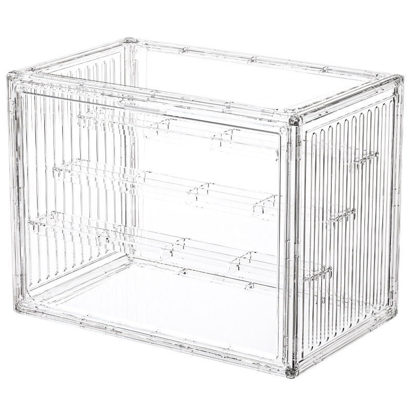 Blind Box Storage Display Stand Transparent Magnetic Dust-Proof Figure Storage Box Bubble Mart Doll Display Cabinet