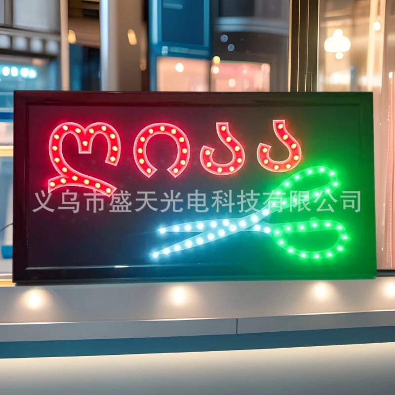 Led Billboard Luminous Sign Sign Barber Led Sign Board Georgia Open