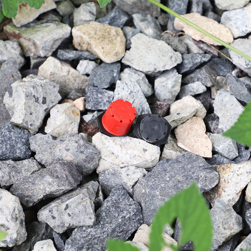 Red Eight-Hole Dripper 360 Adjustable Flow Fruit Tree Drip Irrigation Nozzle Garden 8-Hole Little Red Riding Hood Dripper Water-Saving Equipment