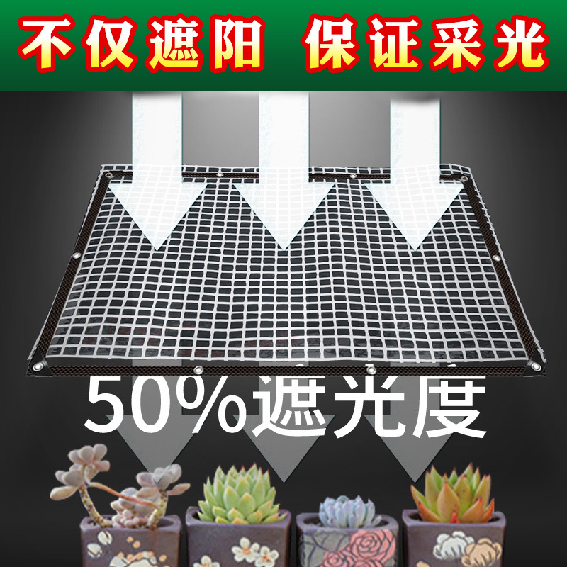 Cross-Border Rainproof Cloth, Light-Transmitting Greenhouse Insulation Plastic Cloth, Balcony Thickened Waterproof Cloth, Edge Mesh Transparent Rainproof Cloth