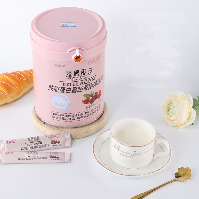 Collagen Cranberry Powder Collagen Cranberry Small Molecule Peptide Solid Drink