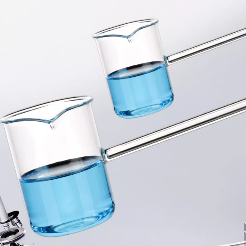 Laboratory glass acid spoon acid cup sampling cup long handle adding liquid cup liquid sampling spoon medicine spoon high temperature resistant high borosilicate