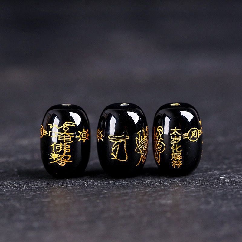 Red and black agate bronzing article play barrel beads loose beads top beads DIY handmade beaded crystal jewelry accessories factory wholesale