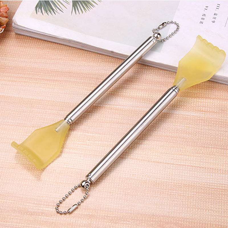 No Need to Ask for Help, Whole Body Back Old Man's Music Scratcher, Stainless Steel Telescopic Itch Scratcher, Portable Multi-Functional Back Scratcher
