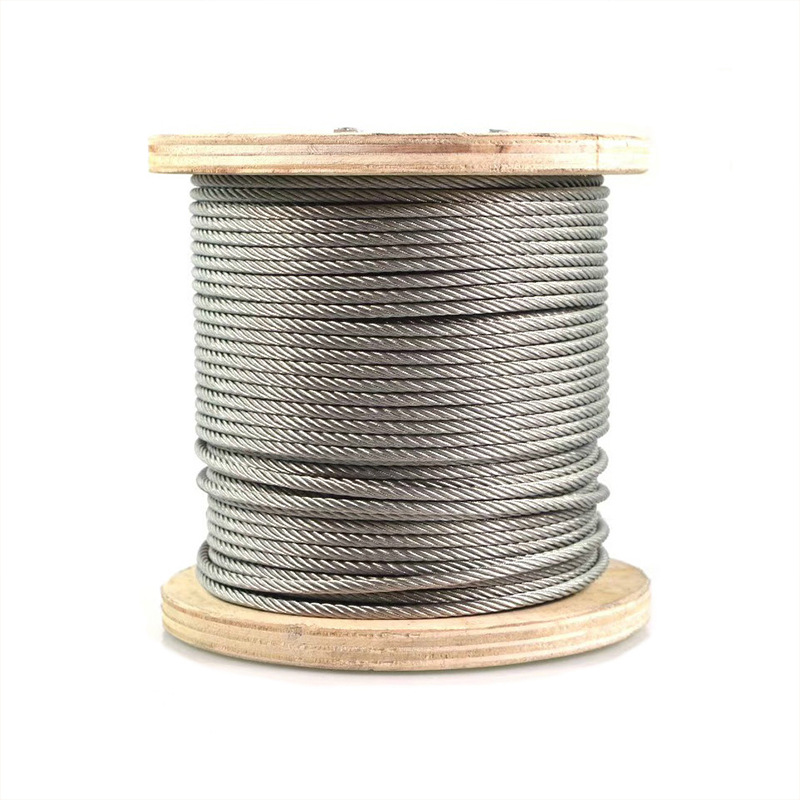 304 Stainless Steel Wire Rope Wholesale Clothesline Electric Cableway Marine Lifting Stainless Steel Wire Rope Manufacturer in Stock