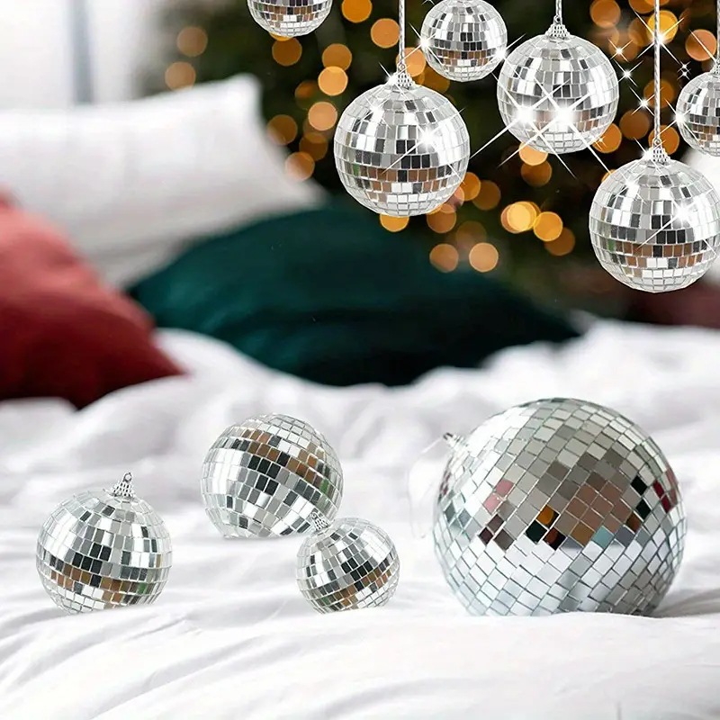 Amazon hot selling factory direct wedding decoration ball bar 2cm-100cmDiscoBall glass mirror ball