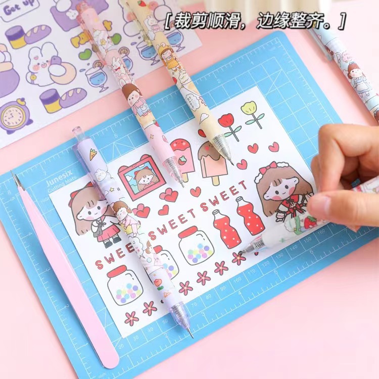 High-value art knife press pen knife cute cartoon student hand account knife carving knife press paper knife wholesale