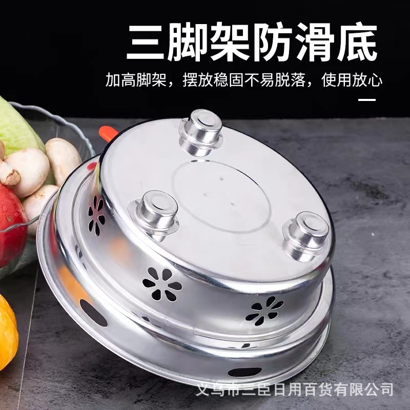 Thickened stainless steel windproof alcohol stove 410 with magnetic hot pot dry pot adjustable windproof alcohol stove spot wholesale