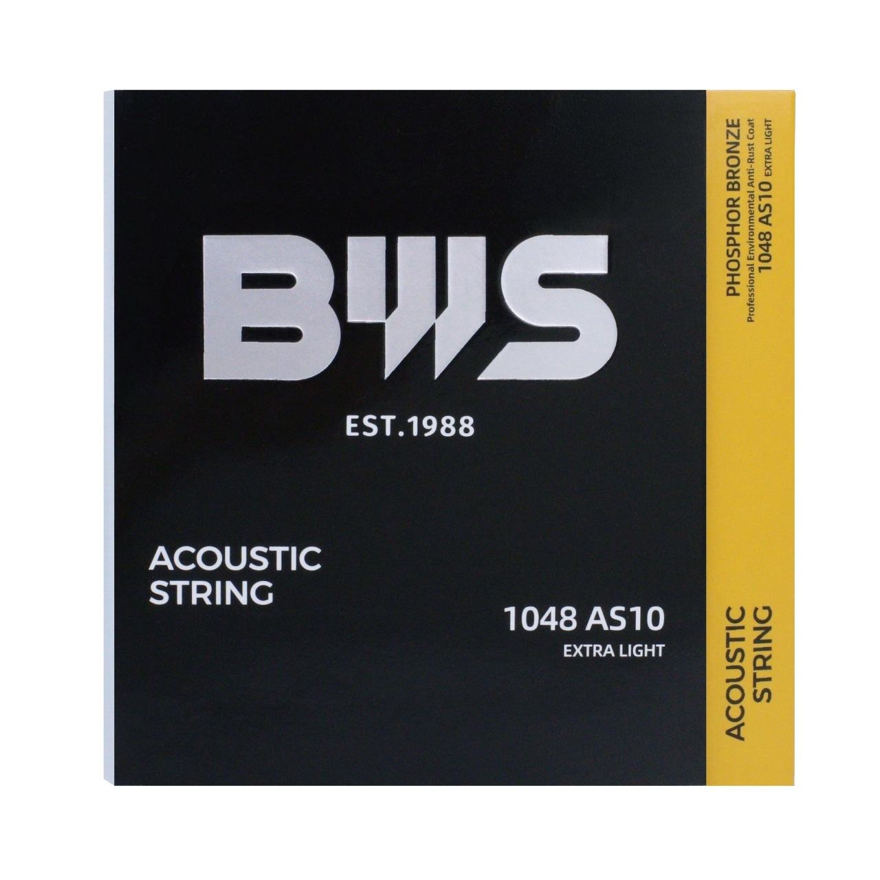Bws Guitar Strings Folk Acoustic Guitar Strings Phosphor Copper Guitar Strings Set of Six Not Easy to Break Musical Instrument Accessories
