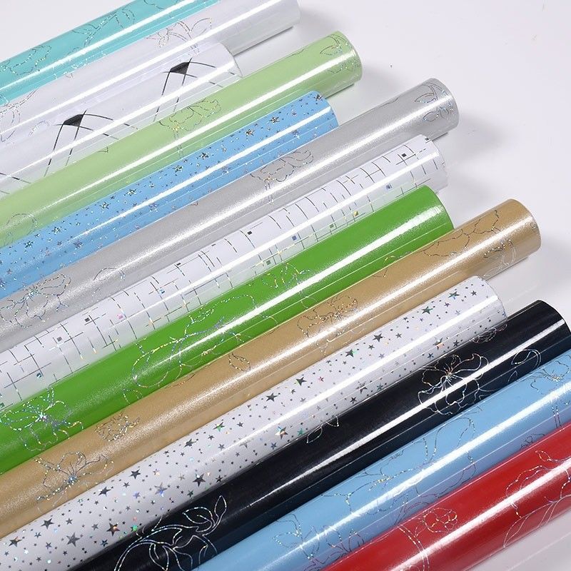 Утолщенные наклейки для ремонта мебели, наклейки для шкафов, однотонные, водостойкие обои