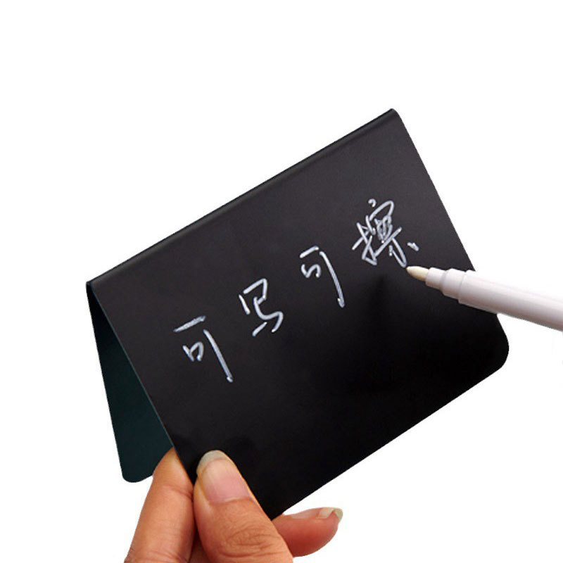 Amazon Acrylic Double-Sided Erasable Price Tag Black Record Dining Table Mini Blackboard Writing Whiteboard