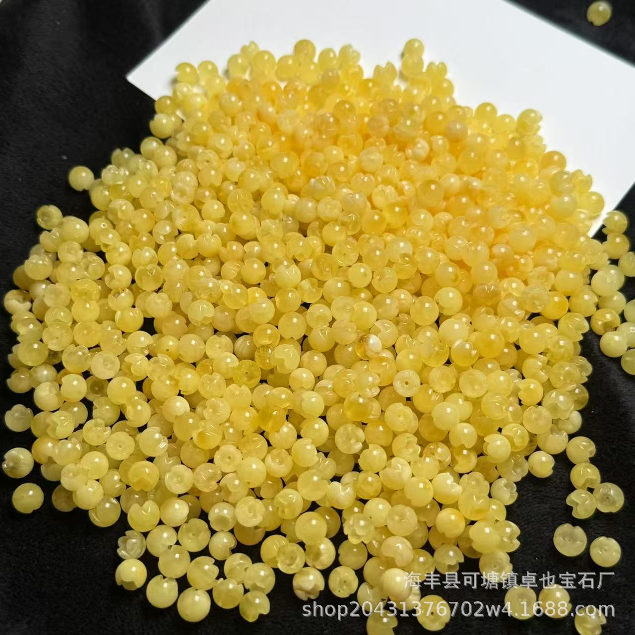 Raw Ore Beeswax Osmanthus Xiaohongshu DIY Finely Carved Full Honey Standard Small Flower Accessories Wholesale Source