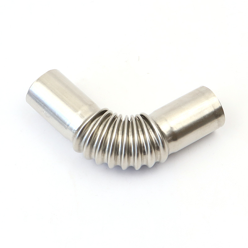 Parking heater 13cm elbow stainless steel threaded bellows joint exhaust smoke exhaust pipe pipe fittings