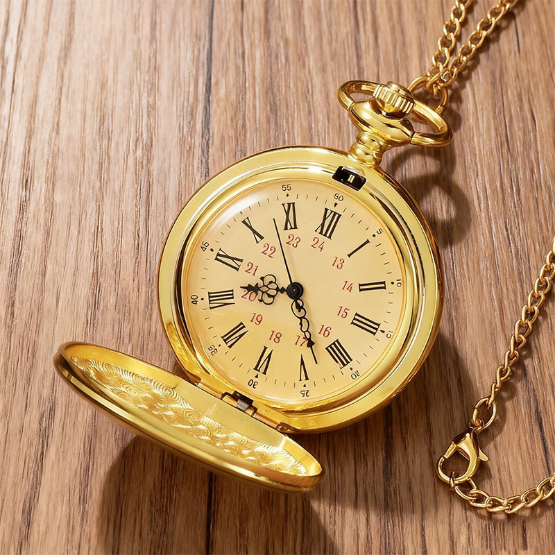 Часы Delta Operation Said, ретро складные большие карманные часы, золотые часы на шею, мужские подарочные часы оптом