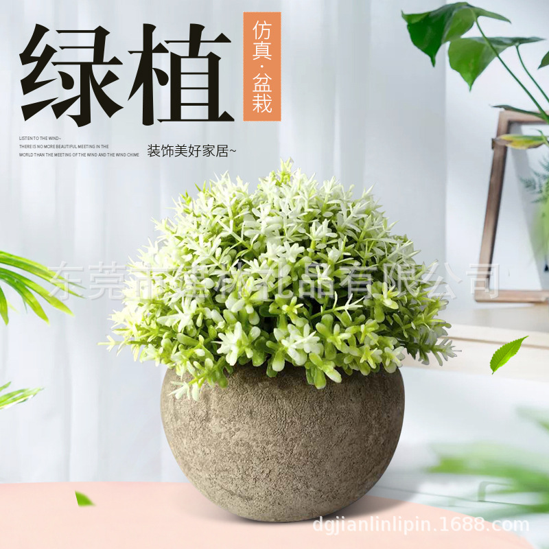 Прямые поставки горшечных растений, зеленых растений, мясистых искусственных цветов, горшечных искусственных растений, травяных шаров, изделий, домашнего декора, индивидуальные заказы