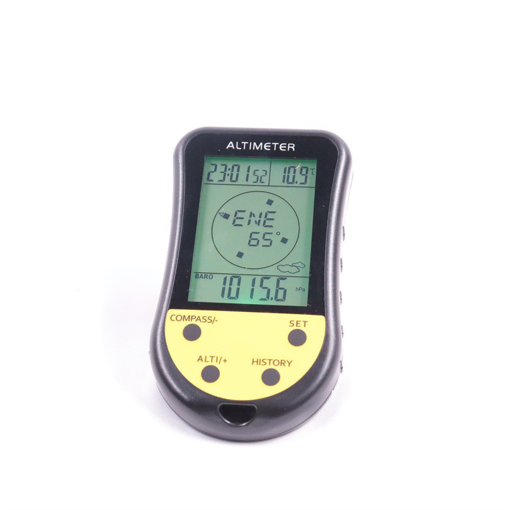New mountaineering portable electronic altitude meter altimeter compass outdoor fishing air pressure meter thermometer