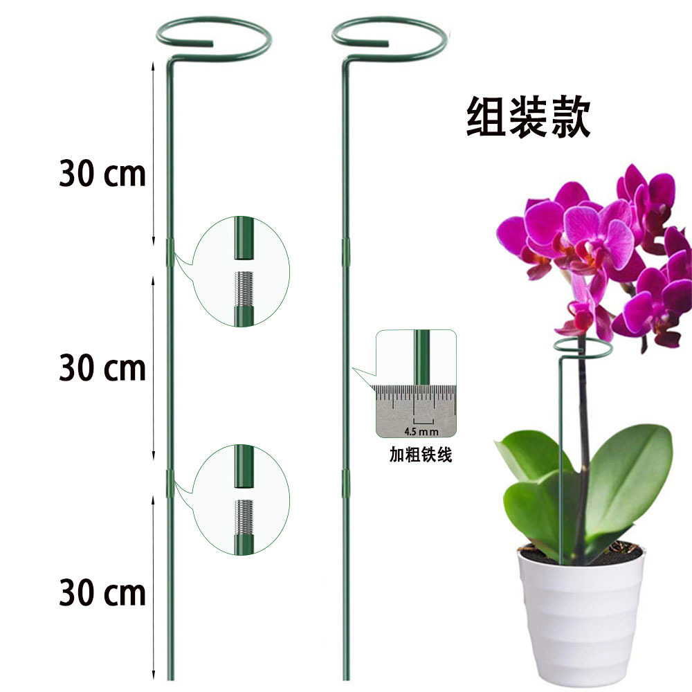 Cross-border Assembled Flower Rack Amazon Flower Rack Metal Splicing Climbing Rack Flower Protection Rack Anti-falling Indoor and Outdoor Fixed Rod