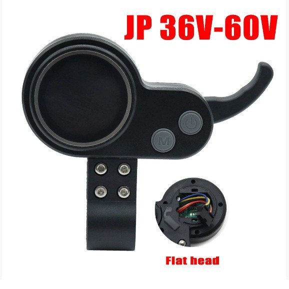 Jipin Electric Scooter 36V-60V Lcd Smart Instrument Dial Two-In-One Color Screen Round Meter Waterproof Line
