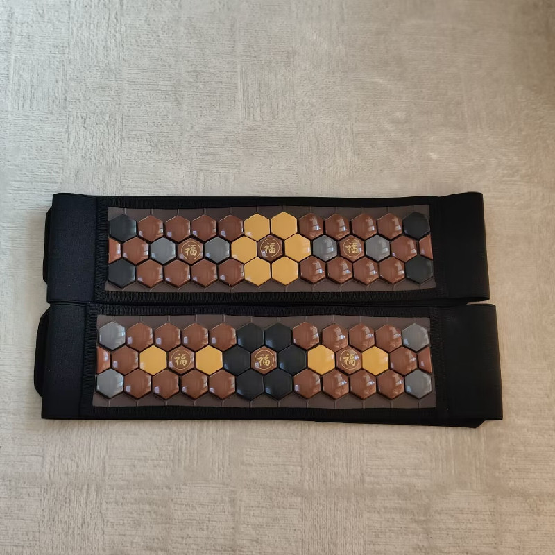 Tourmaline Elastic Belt Support Belt Qingdao Genuine Germanium Stone Belt 108*10cm Color Matching Waist and Abdomen Protective Belt