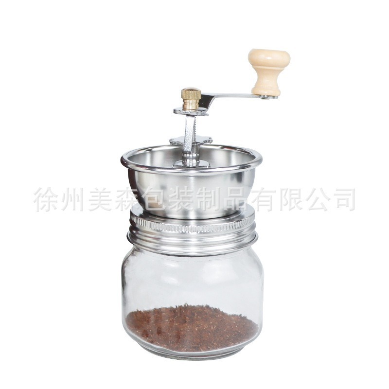 Coffee Bean Grinder Hand Grinder Household Stainless Steel Manual Grinder Portable Coffee Grinder