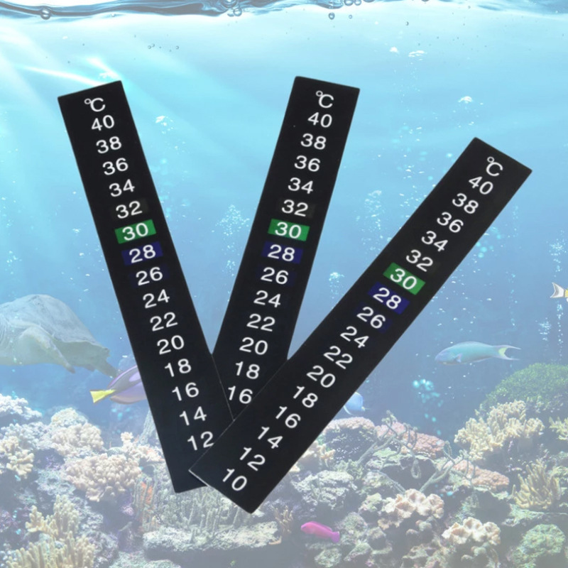 Aquarium fish tank thermometer paste temperature discoloration temperature measurement paste fish tank temperature paste 10~40 degrees Celsius