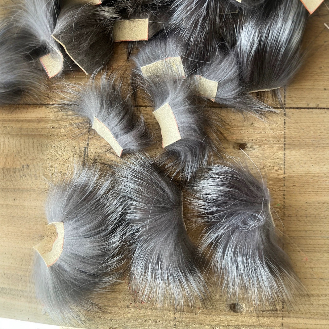 ✅Silver Fox Real Fur Cat Funny Pet Dress Up Ears Hat Dog Cute Funny Headwear Pet Supplies