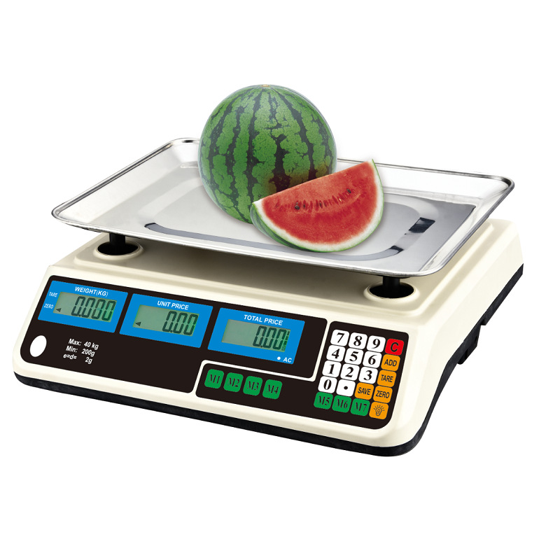 Electronic Scale, Digital Kitchen Scale, Priced in Pounds and Kilograms, Commercial Foreign Trade Pricing Scale