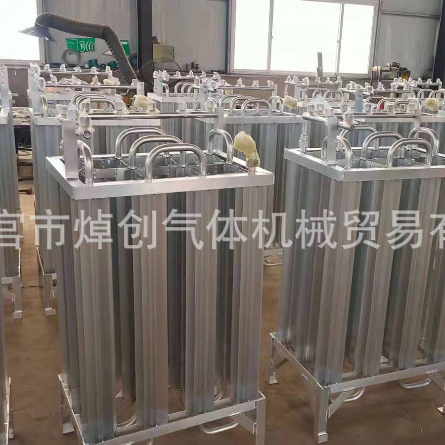 Liquid Oxygen Air Temperature Vaporizer Natural Gas 100 Cubic Meters Argon Liquid Nitrogen Water Heater Gasification Pressure Regulating Equipment High Pressure