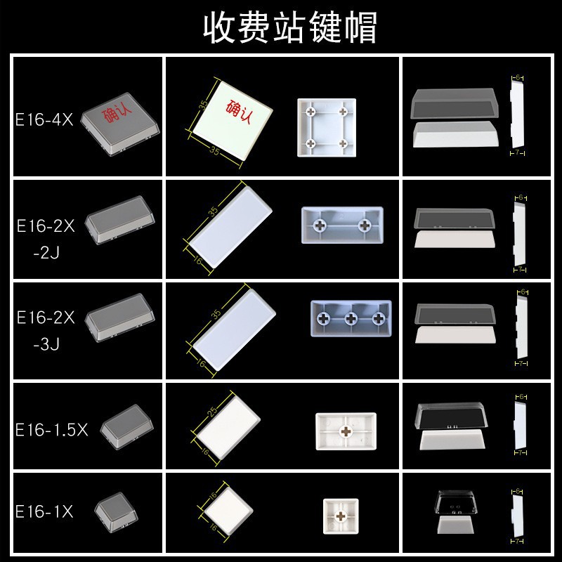 Промышленная двойная кнопочная крышка с прозрачным покрытием 1 раз Ключ 2 раза Ключ 4 раза Ключ