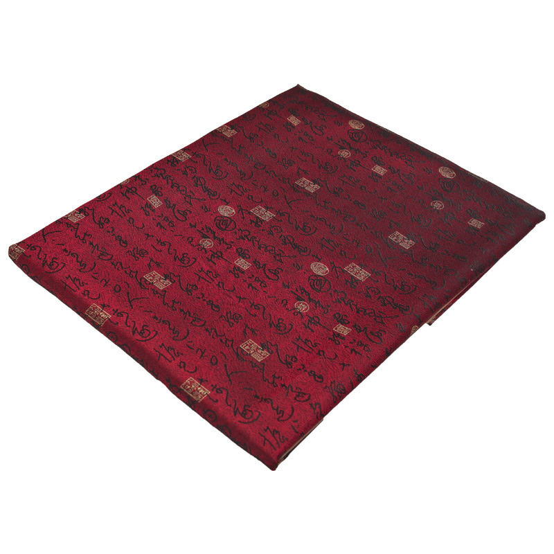 Width 152cm Chinese characters Tang poetry brocade craft framing cloth brocade box jewelry box packaging fabric