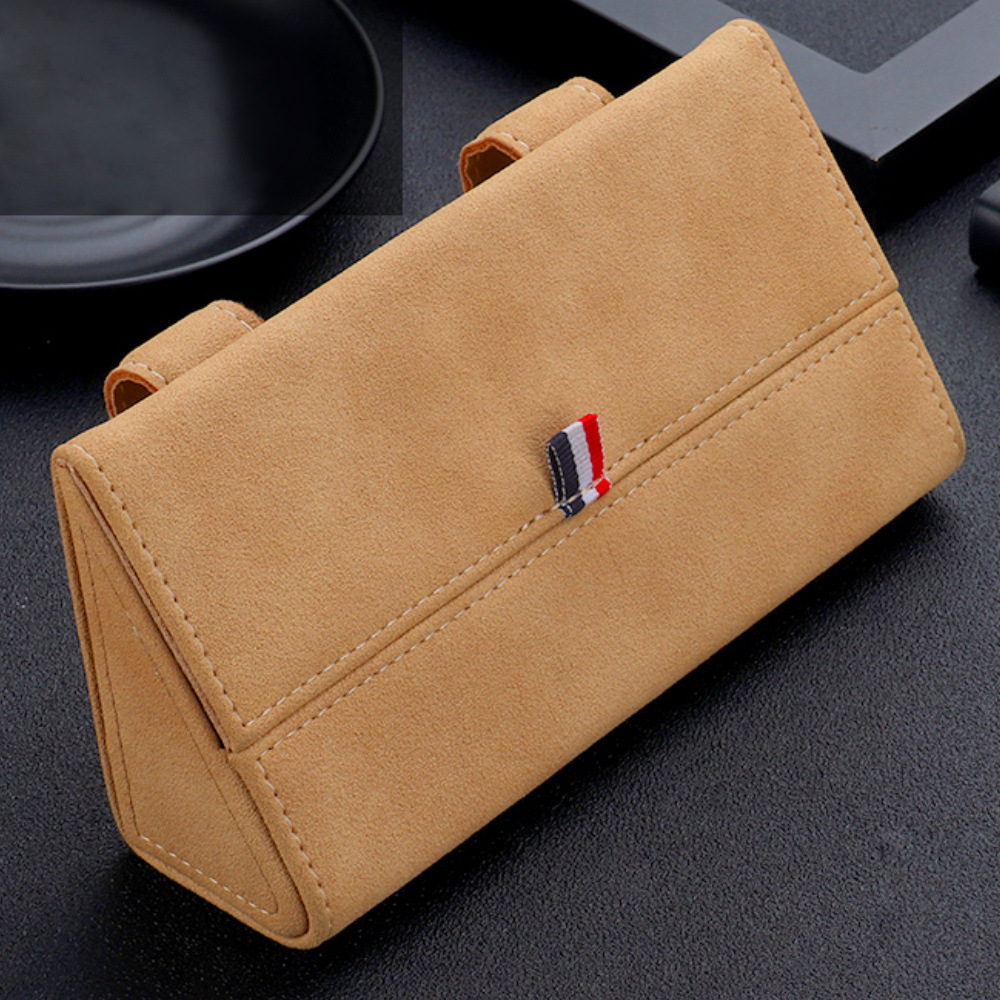 Car glasses box multifunctional car sunglasses storage bracket car glasses box sun visor clip car interior