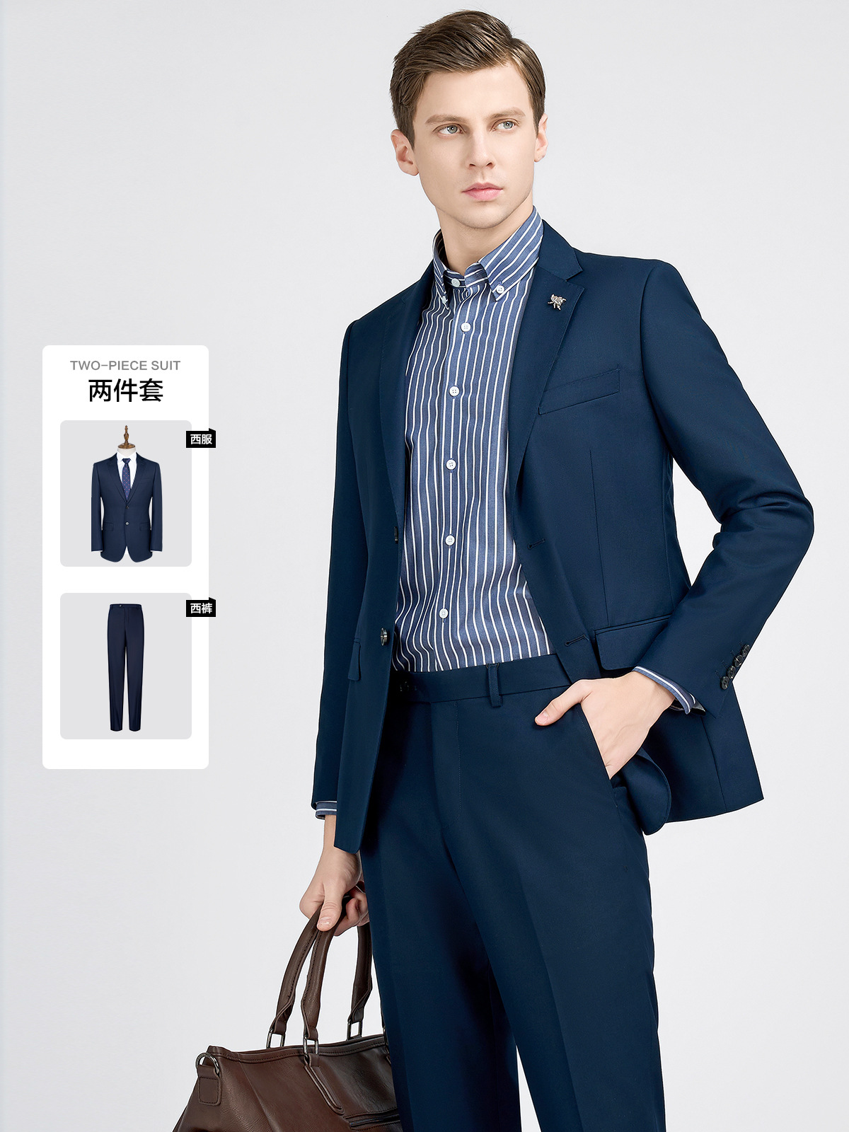 Luohao Suit suit Men's Dress Business Men's Suit Men's High-Level Groomsman Clothing Work Clothes Custom Jacket