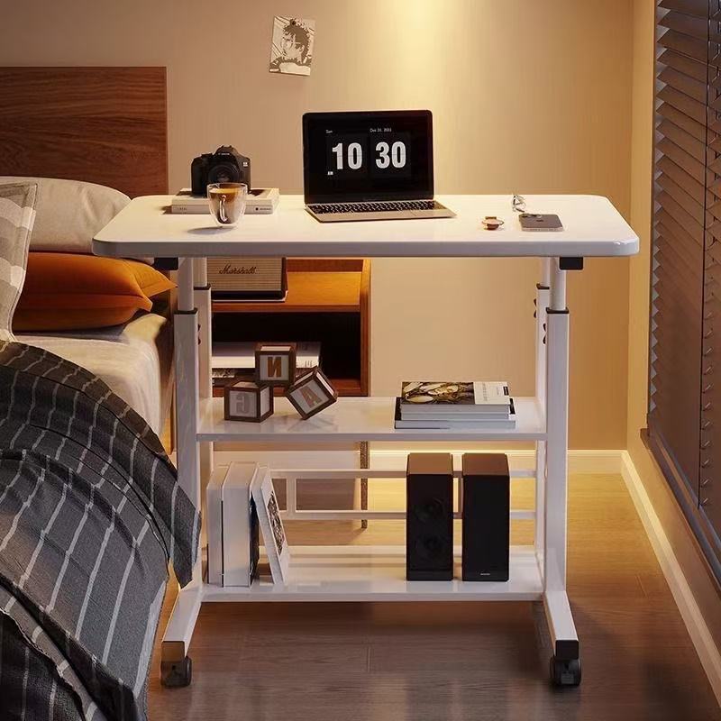 Bedside Table, Adjustable Table, Mobile Table, Home Computer Desk, Bedroom Lazy Sofa, Small Desk for Bed, Simple Office Desk