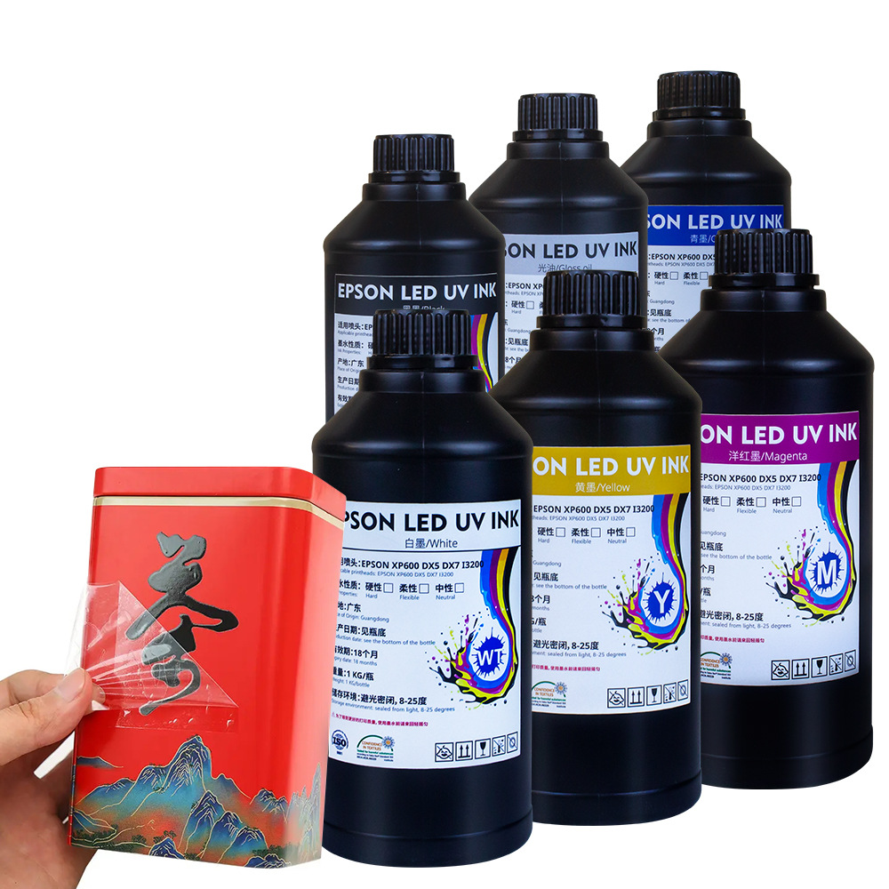 UV crystal label ink xp600 i3200 series low odor AB film special neutral uv curing ink