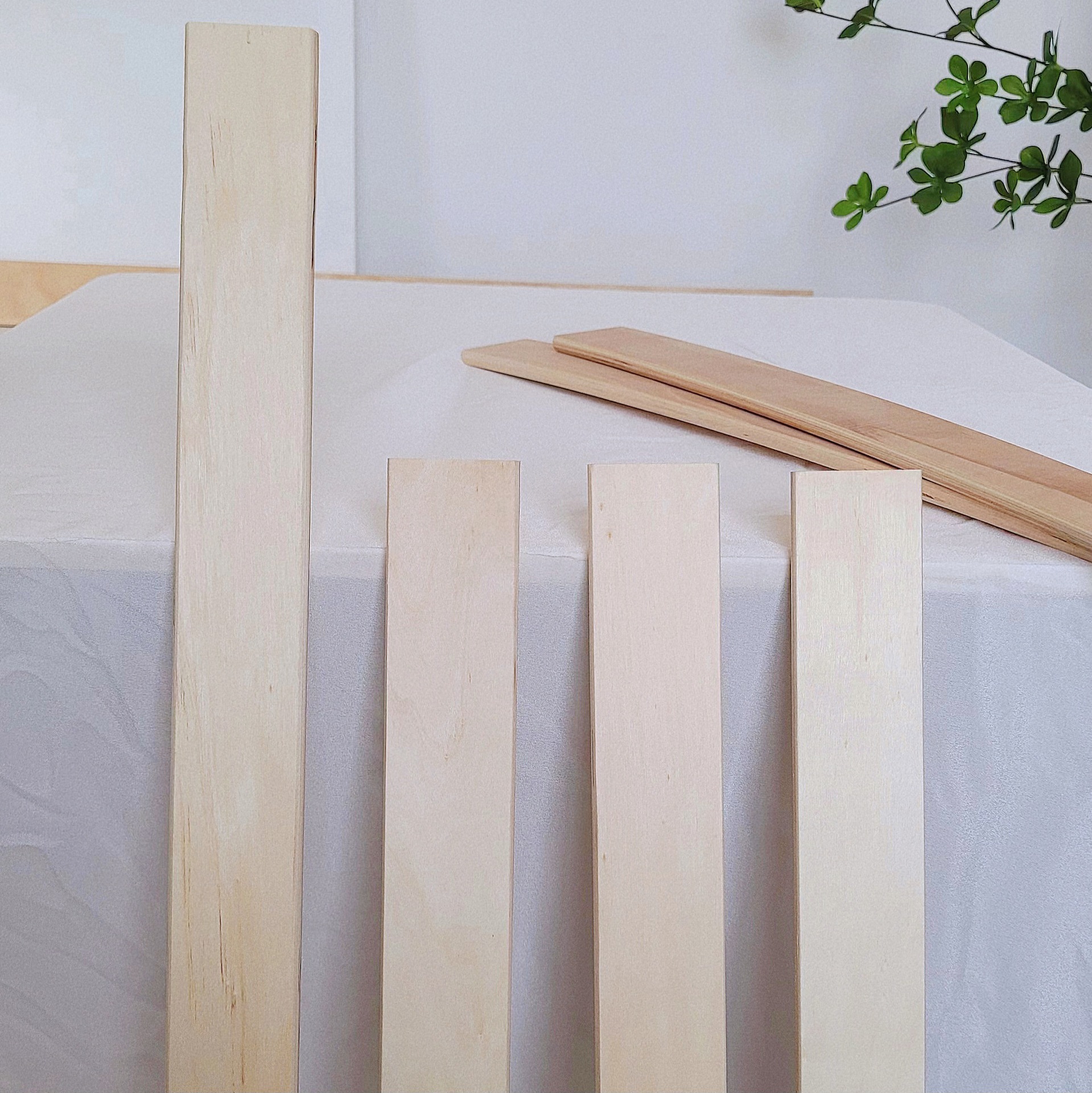 Wholesale Bed Board Wooden Strip Row Frame Curved Plywood Children's Sofa Simple Folding Bed Board Row Frame Wooden Board