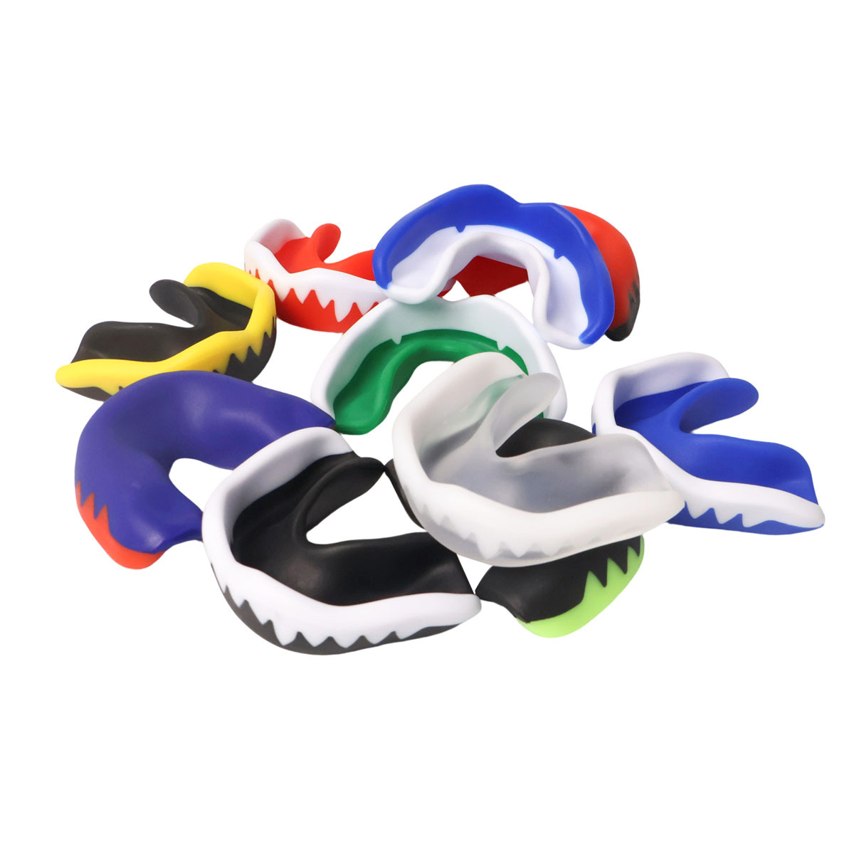 Shark Fighting Teeth Mat Brackets Taekwondo Skating Basketball Boxing Sports Tooth Mat Playing Sports Basketball Wholesale