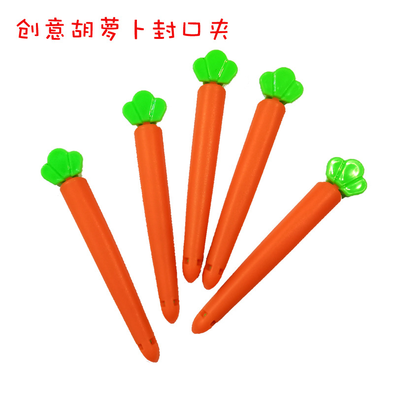 Factory wholesale cartoon food fresh-keeping sealing clip size optional plastic tea snacks sealed clip LOGO