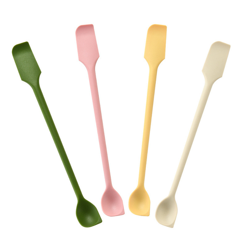 Jam Spatula Cross-Border Silicone Double-Headed Jam Spatula Kitchen Silicone Spatula Household Double-Headed Stirring Stick Spoon