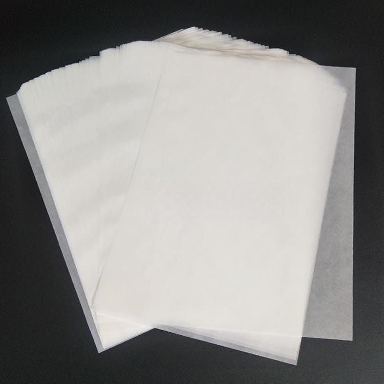 Thermal transfer hot stamping high temperature isolation oil paper digital direct injection isolation paper oil paper translucent oil paper A4/A3/A2