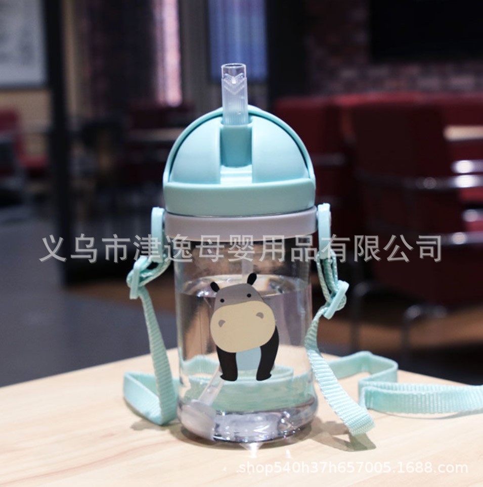 Children's Suction Cup Baby's Learning Drinking Cup Plastic Drinking Cup Choke-proof Portable Kindergarten Water Cup