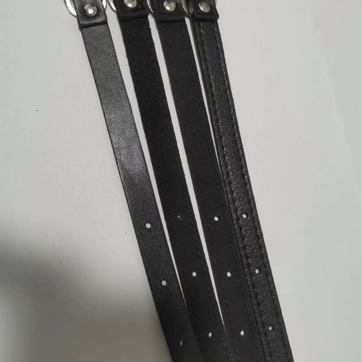 Professional Production of Luggage Tag Small Belt, Pu Leather Fine Grain Hair Bottom, Alloy Buckle Rust-Free, Luggage Tag Sling