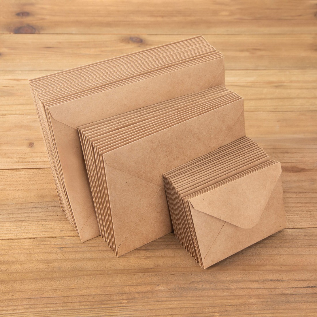 Ready Stock Wholesale Supply Brown Kraft Paper Envelope Retro Western-Style Envelope Blank with Self-Adhesive Cowhide Envelope