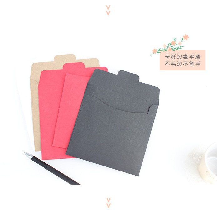 Imported Kraft Paper Disc Storage Bag, Environmentally Friendly Dvd Disc Bag, Cd Paper Bag, Disc Sleeve, Writeable and Printable